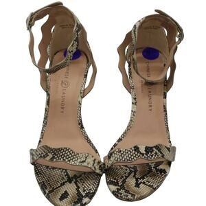 New Chinese Laundry Snakeskin Strappy Heels